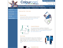 Tablet Screenshot of colourcorp.com.au